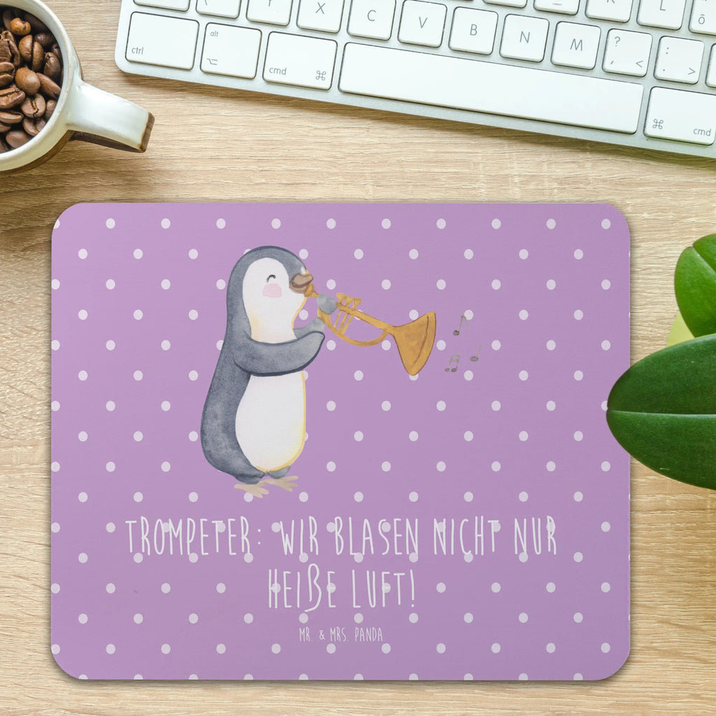 Mouse mat Trompeter: Wir blasen nicht nur heiße Luft! Mauspad, Mousepad, Einzigartiges Mauspad, Arbeitszimmer, Computer zubehör, Büroausstattung, Mauspad Büro, PC Zubehör, Mausunterlage, Designer Mauspad, Instrumente, Geschenke Musiker, Musikliebhaber