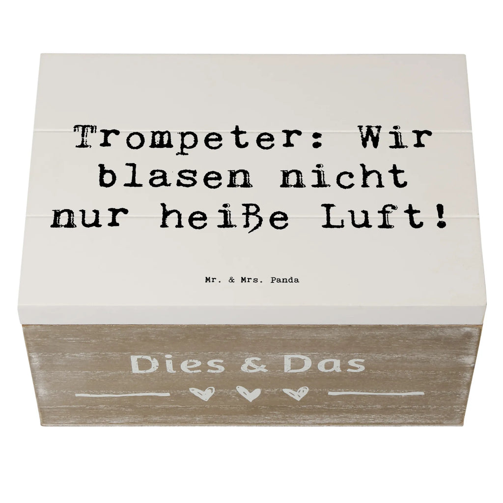 Holzkiste Spruch Trompete Kunst Geschenkbox, Erinnerungskiste, Erinnerungsbox, Aufbewahrungsbox, XXL, Holzkiste, Dekokiste, Truhe, Schatulle, Geschenkdose, Schatzkiste, Kiste, Instrumente, Geschenke Musiker, Musikliebhaber
