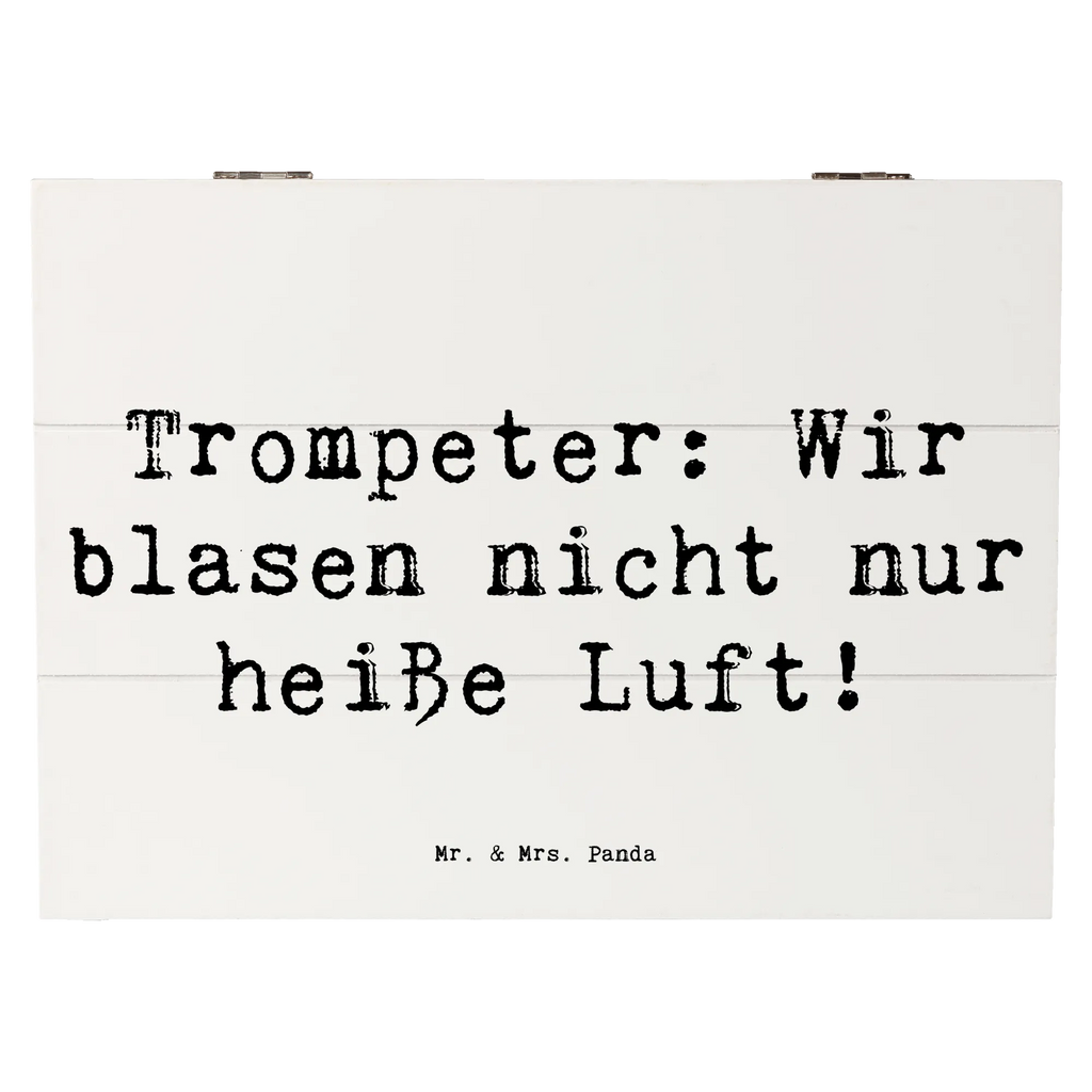 Holzkiste Spruch Trompete Kunst Geschenkbox, Erinnerungskiste, Erinnerungsbox, Aufbewahrungsbox, XXL, Holzkiste, Dekokiste, Truhe, Schatulle, Geschenkdose, Schatzkiste, Kiste, Instrumente, Geschenke Musiker, Musikliebhaber