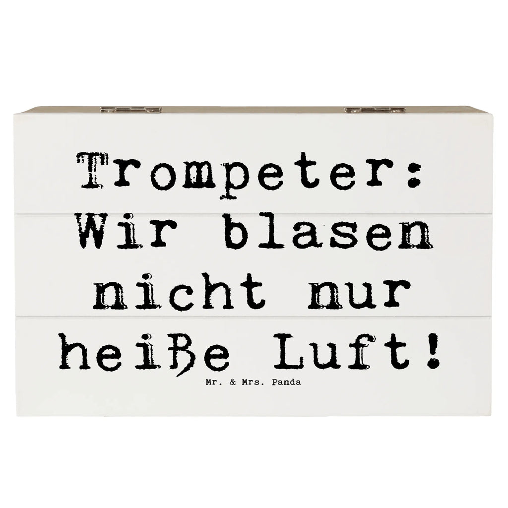 Holzkiste Spruch Trompete Kunst Geschenkbox, Erinnerungskiste, Erinnerungsbox, Aufbewahrungsbox, XXL, Holzkiste, Dekokiste, Truhe, Schatulle, Geschenkdose, Schatzkiste, Kiste, Instrumente, Geschenke Musiker, Musikliebhaber