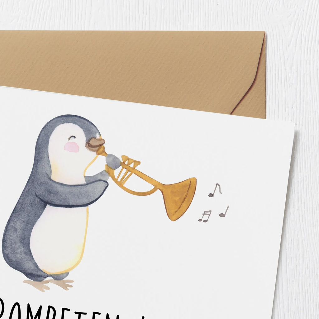 Deluxe Card Trompeten-Logik: Lauter = Besser! Einladungskarte, Glückwunschkarte, Geburtstagskarte, Klappkarte, Hochzeitskarte, Hochwertige Klappkarte, Karte, Hochwertige Grußkarte, Grußkarte, Instrumente, Geschenke Musiker, Musikliebhaber