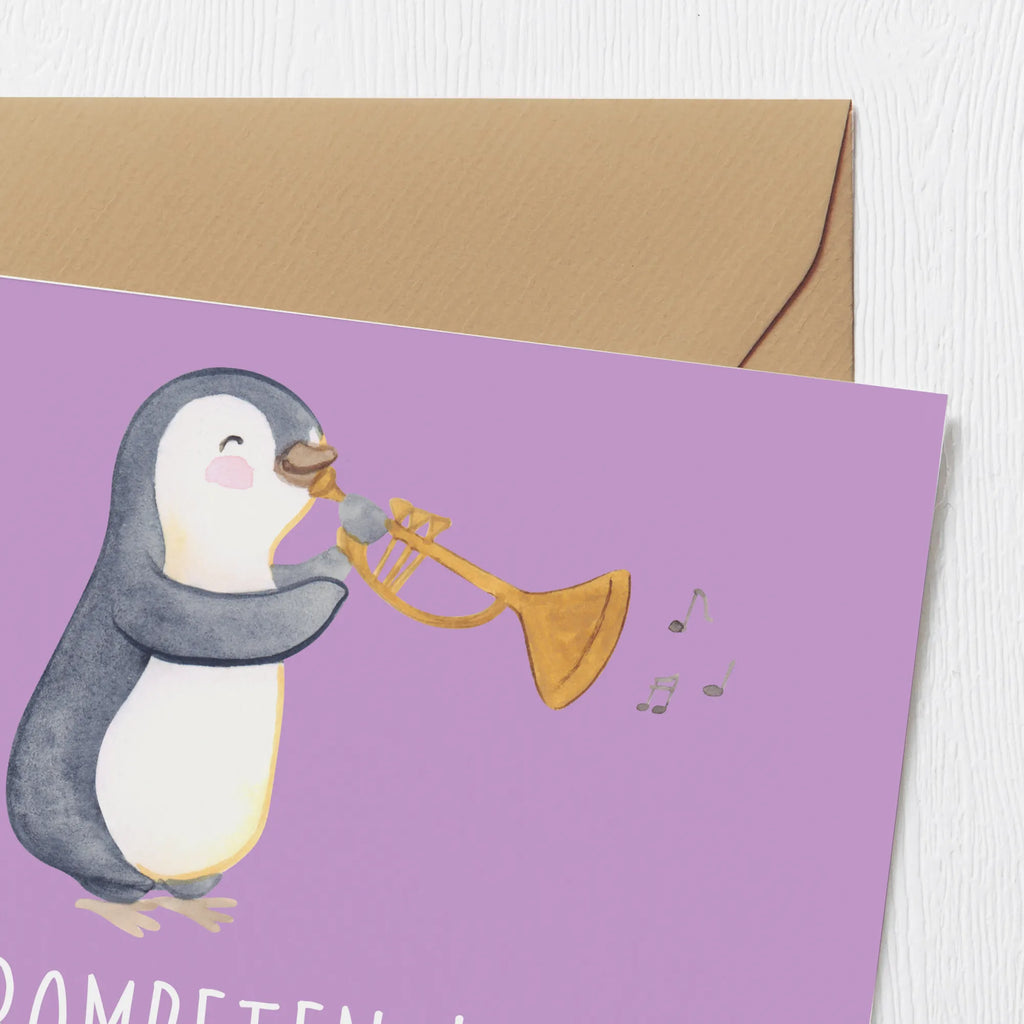 Deluxe Card Trompeten-Logik: Lauter = Besser! Einladungskarte, Glückwunschkarte, Geburtstagskarte, Klappkarte, Hochzeitskarte, Hochwertige Klappkarte, Karte, Hochwertige Grußkarte, Grußkarte, Instrumente, Geschenke Musiker, Musikliebhaber