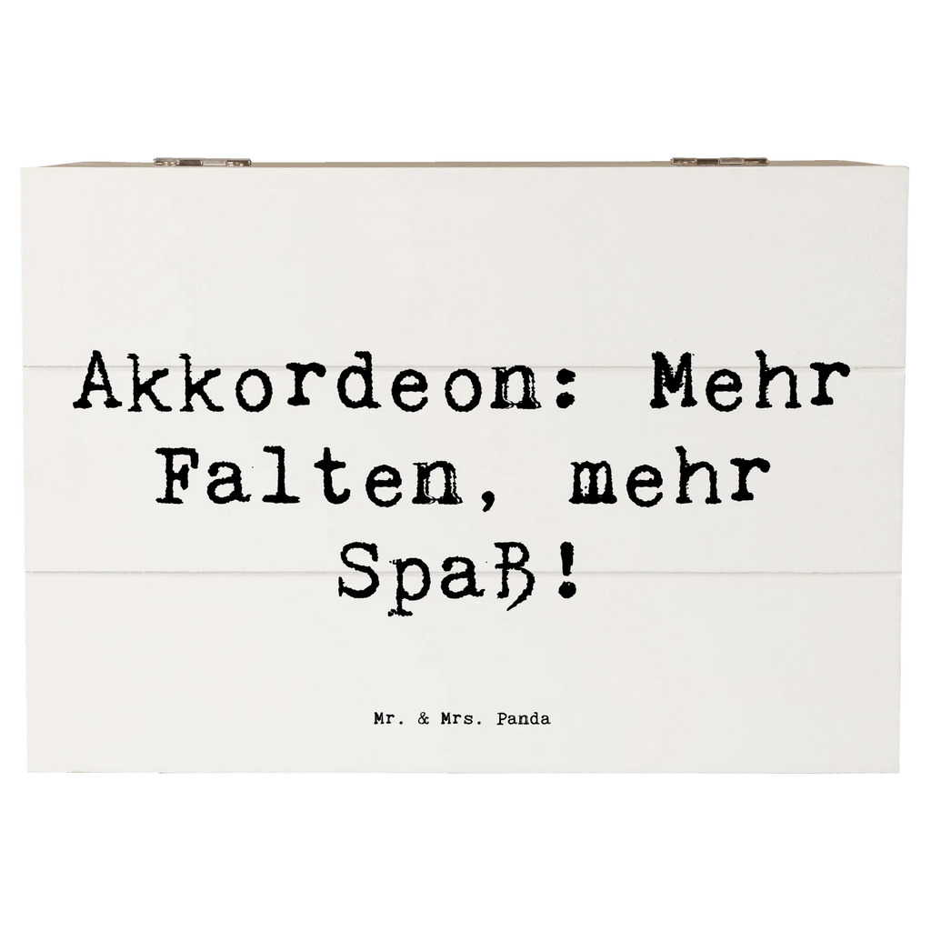 Holzkiste Spruch Akkordeon Spaß Geschenkbox, Holzkiste, Dekokiste, Aufbewahrungsbox, Kiste, XXL, Schatzkiste, Truhe, Geschenkdose, Erinnerungsbox, Schatulle, Erinnerungskiste, Instrumente, Geschenke Musiker, Musikliebhaber