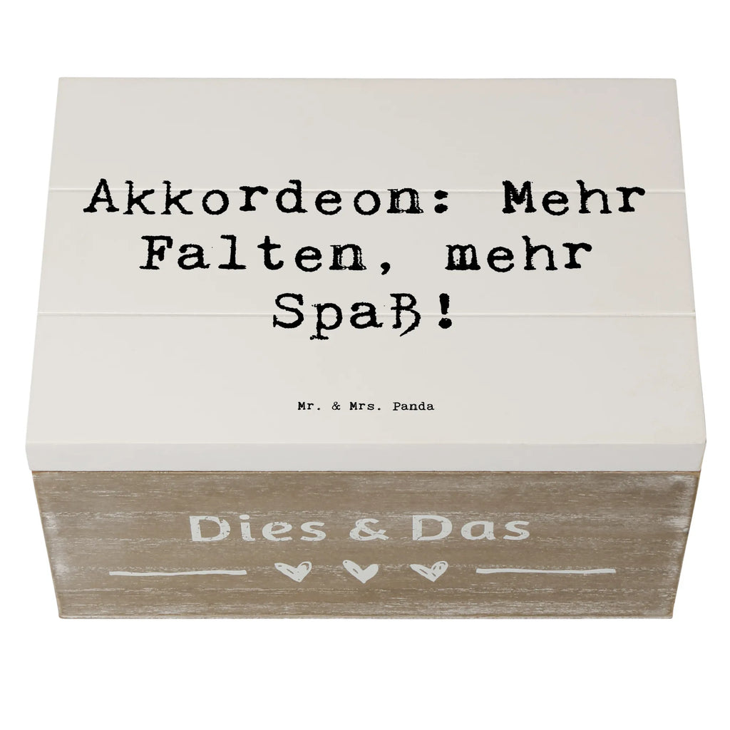 Holzkiste Spruch Akkordeon Spaß Geschenkbox, Holzkiste, Dekokiste, Aufbewahrungsbox, Kiste, XXL, Schatzkiste, Truhe, Geschenkdose, Erinnerungsbox, Schatulle, Erinnerungskiste, Instrumente, Geschenke Musiker, Musikliebhaber