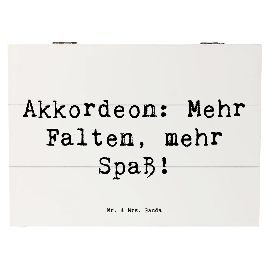 Holzkiste Spruch Akkordeon Spaß Geschenkbox, Holzkiste, Dekokiste, Aufbewahrungsbox, Kiste, XXL, Schatzkiste, Truhe, Geschenkdose, Erinnerungsbox, Schatulle, Erinnerungskiste, Instrumente, Geschenke Musiker, Musikliebhaber