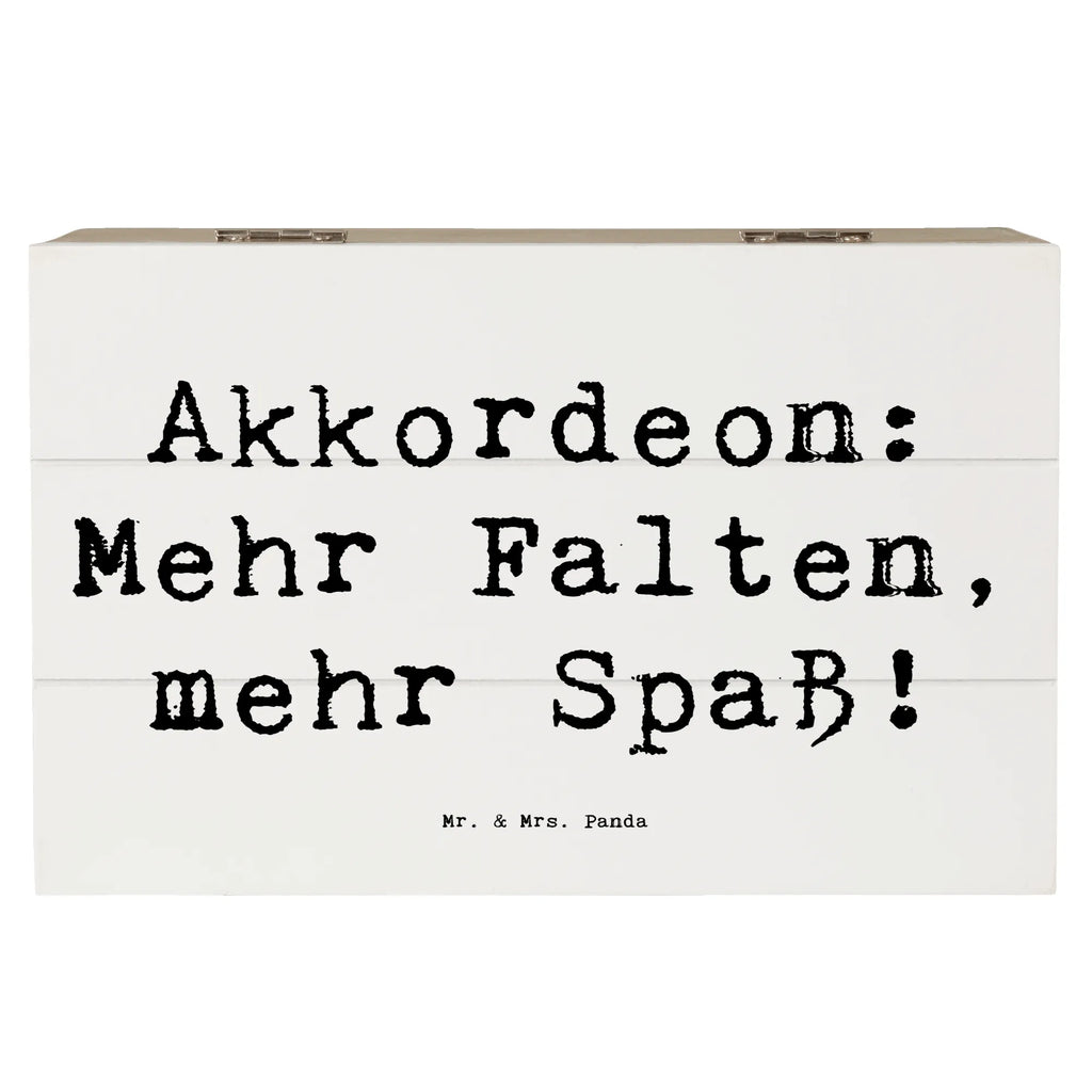 Holzkiste Spruch Akkordeon Spaß Geschenkbox, Holzkiste, Dekokiste, Aufbewahrungsbox, Kiste, XXL, Schatzkiste, Truhe, Geschenkdose, Erinnerungsbox, Schatulle, Erinnerungskiste, Instrumente, Geschenke Musiker, Musikliebhaber