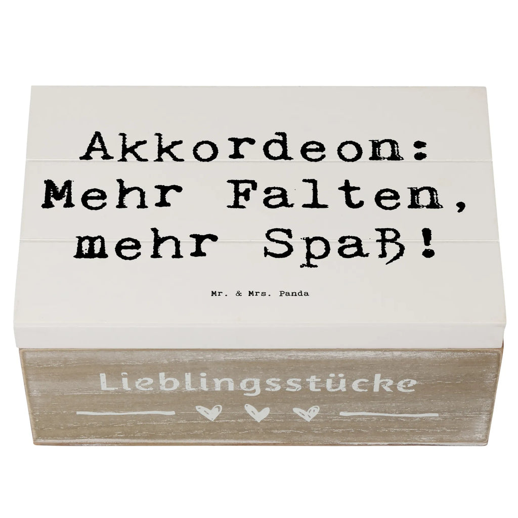 Holzkiste Spruch Akkordeon Spaß Geschenkbox, Holzkiste, Dekokiste, Aufbewahrungsbox, Kiste, XXL, Schatzkiste, Truhe, Geschenkdose, Erinnerungsbox, Schatulle, Erinnerungskiste, Instrumente, Geschenke Musiker, Musikliebhaber