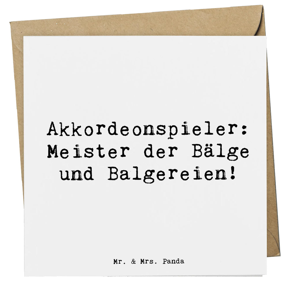 Deluxe Karte Spruch Akkordeonmeister Grußkarte, Glückwunschkarte, Hochwertige Klappkarte, Hochzeitskarte, Geburtstagskarte, Klappkarte, Einladungskarte, Hochwertige Grußkarte, Karte, Instrumente, Geschenke Musiker, Musikliebhaber