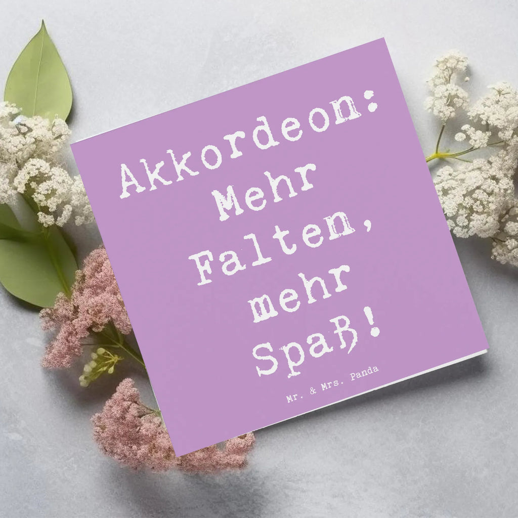 Deluxe Karte Spruch Akkordeon Spaß Hochwertige Grußkarte, Karte, Geburtstagskarte, Grußkarte, Einladungskarte, Hochwertige Klappkarte, Klappkarte, Glückwunschkarte, Hochzeitskarte, Instrumente, Geschenke Musiker, Musikliebhaber