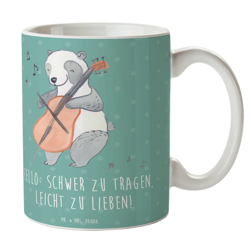 Mug Cello: Schwer zu tragen, leicht zu lieben! Porzellantasse, Tasse mit Motiven, Geschenktasse, Keramiktasse, Tasse, Kaffeetasse, Teetasse, Bürotasse, Tasse mit Zitaten, Instrumente, Geschenke Musiker, Musikliebhaber