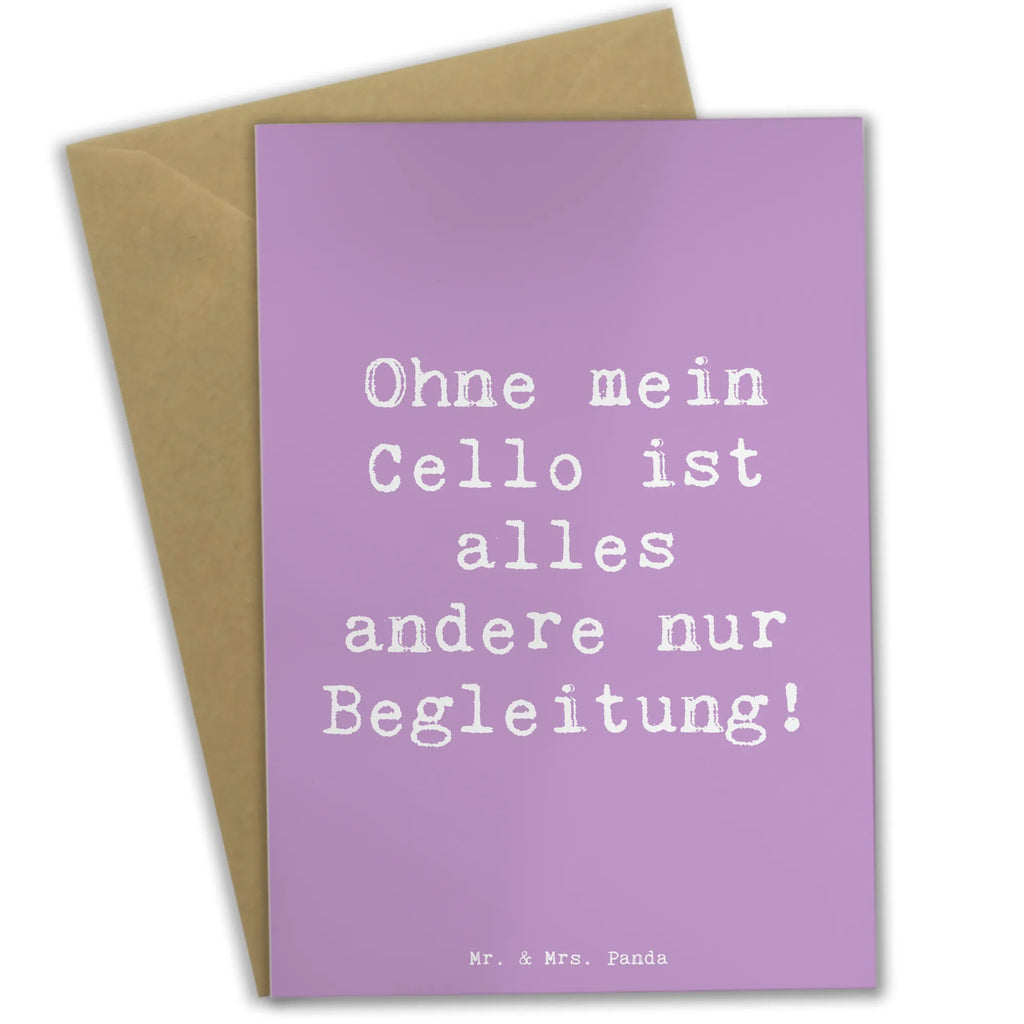 Grußkarte Spruch Cello Magie Ansichtskarten, Glückwunschkarte, Geburtstagskarte, Grußkarte, Klappkarte, Hochzeitskarte, Einladungskarte, Karte, Instrumente, Geschenke Musiker, Musikliebhaber