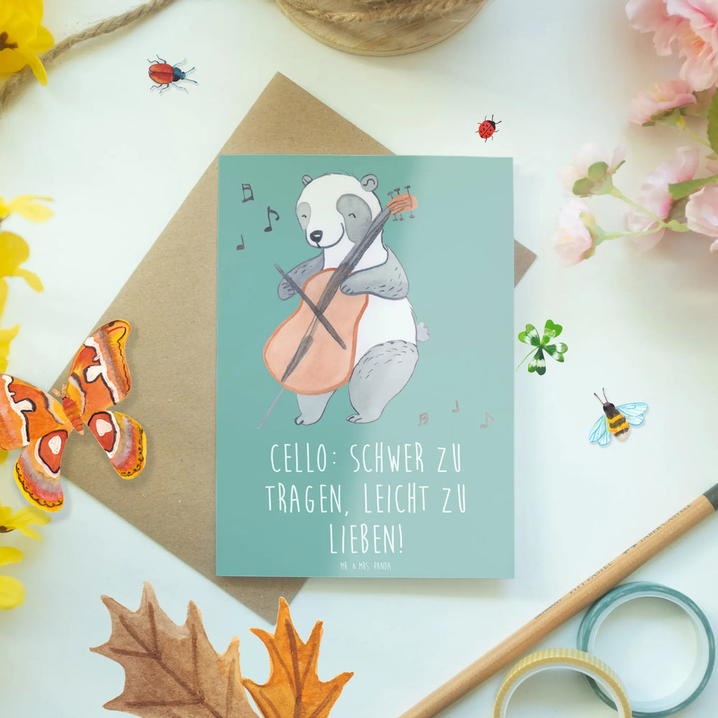 Grußkarte Cello Liebe Grußkarte, Karte, Geburtstagskarte, Glückwunschkarte, Einladungskarte, Klappkarte, Ansichtskarten, Hochzeitskarte, Instrumente, Geschenke Musiker, Musikliebhaber