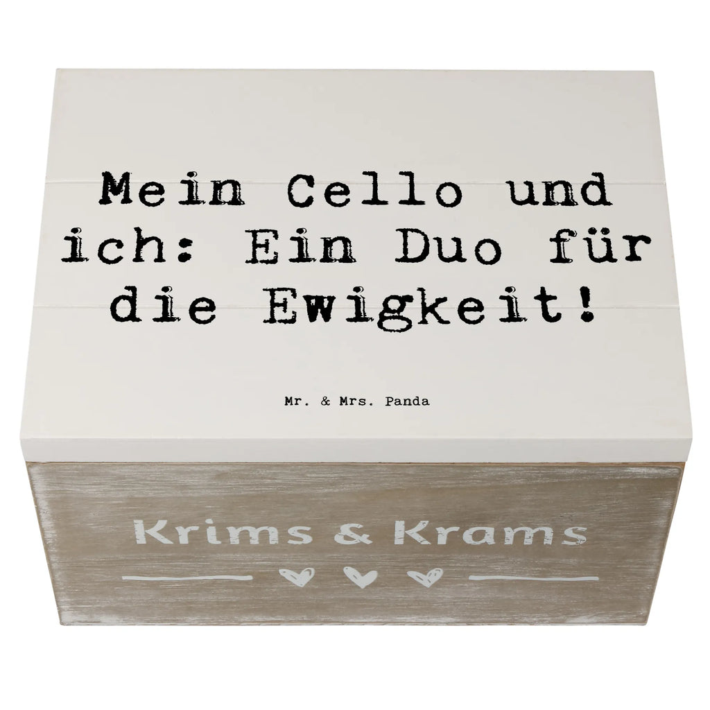 Holzkiste Spruch Cello Duo Schatulle, Schatzkiste, Erinnerungsbox, Kiste, Erinnerungskiste, XXL, Geschenkdose, Dekokiste, Truhe, Geschenkbox, Aufbewahrungsbox, Holzkiste, Instrumente, Geschenke Musiker, Musikliebhaber