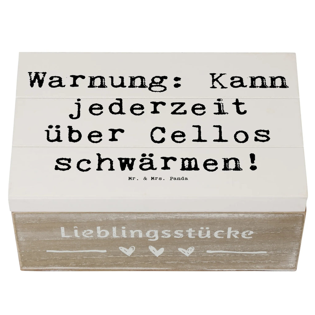 Holzkiste Spruch Cello Schwärmerei Holzkiste, Geschenkdose, Dekokiste, Erinnerungskiste, Aufbewahrungsbox, Schatulle, Geschenkbox, Schatzkiste, Erinnerungsbox, Truhe, XXL, Kiste, Instrumente, Geschenke Musiker, Musikliebhaber