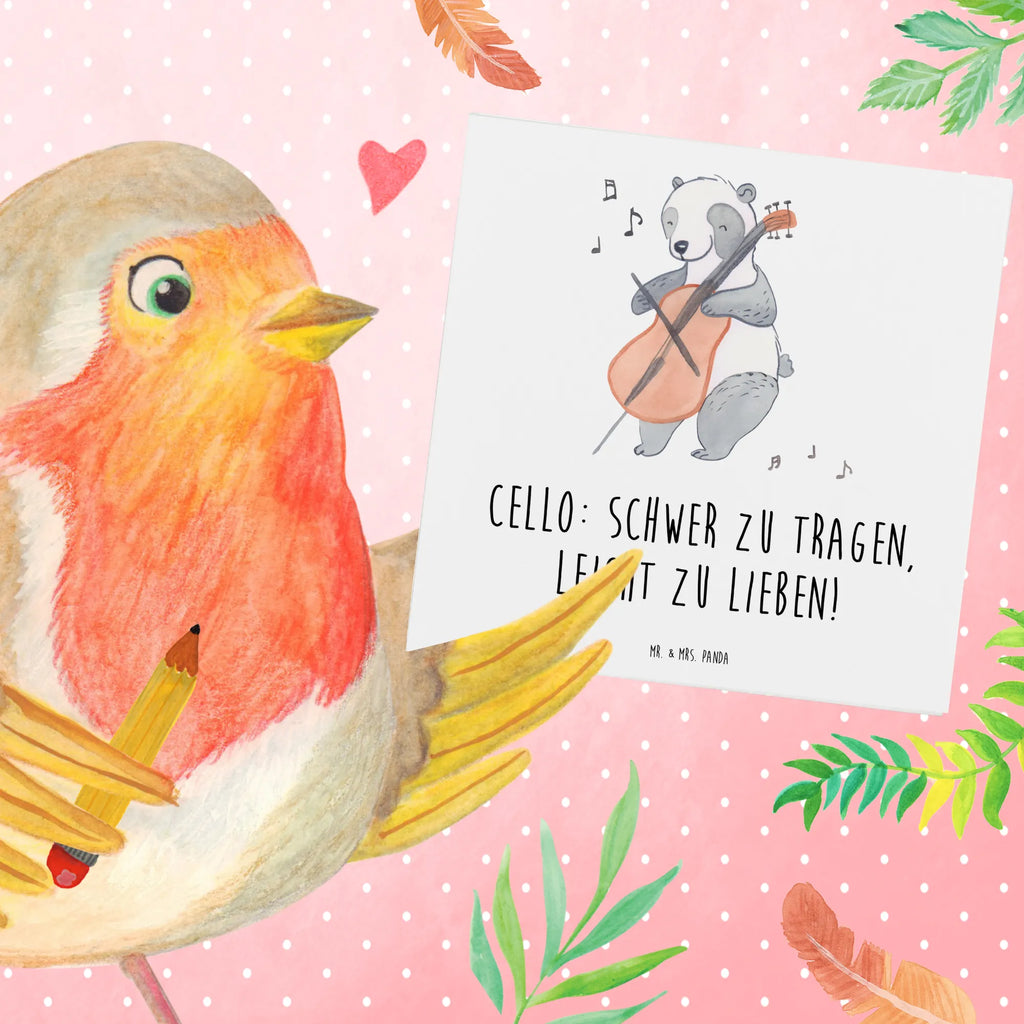 Deluxe Card Cello: Schwer zu tragen, leicht zu lieben! Glückwunschkarte, Karte, Hochzeitskarte, Grußkarte, Hochwertige Grußkarte, Klappkarte, Hochwertige Klappkarte, Geburtstagskarte, Einladungskarte, Instrumente, Geschenke Musiker, Musikliebhaber