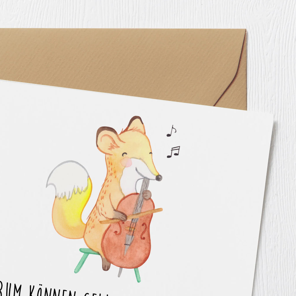 Deluxe Card Warum können Cellisten schlecht Verstecken spielen? Weil sie immer im Schlüsselmoment den Bogen verlieren! Klappkarte, Hochwertige Grußkarte, Glückwunschkarte, Grußkarte, Hochzeitskarte, Einladungskarte, Karte, Geburtstagskarte, Hochwertige Klappkarte, Instrumente, Geschenke Musiker, Musikliebhaber