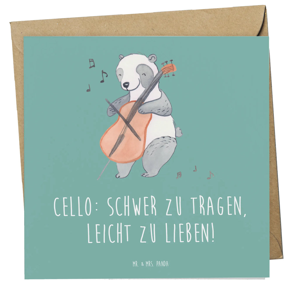 Deluxe Card Cello: Schwer zu tragen, leicht zu lieben! Glückwunschkarte, Karte, Hochzeitskarte, Grußkarte, Hochwertige Grußkarte, Klappkarte, Hochwertige Klappkarte, Geburtstagskarte, Einladungskarte, Instrumente, Geschenke Musiker, Musikliebhaber