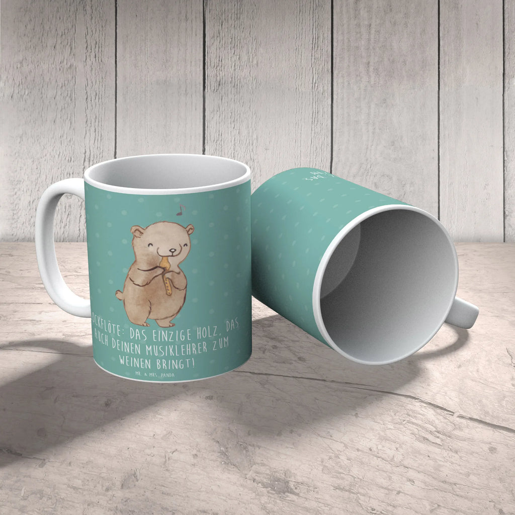 Tasse Blockflöte Humor Tasse, Bürotasse, Tasse mit Motiven, Geschenktasse, Porzellantasse, Keramiktasse, Kaffeetasse, Teetasse, Tasse mit Zitaten, Instrumente, Geschenke Musiker, Musikliebhaber