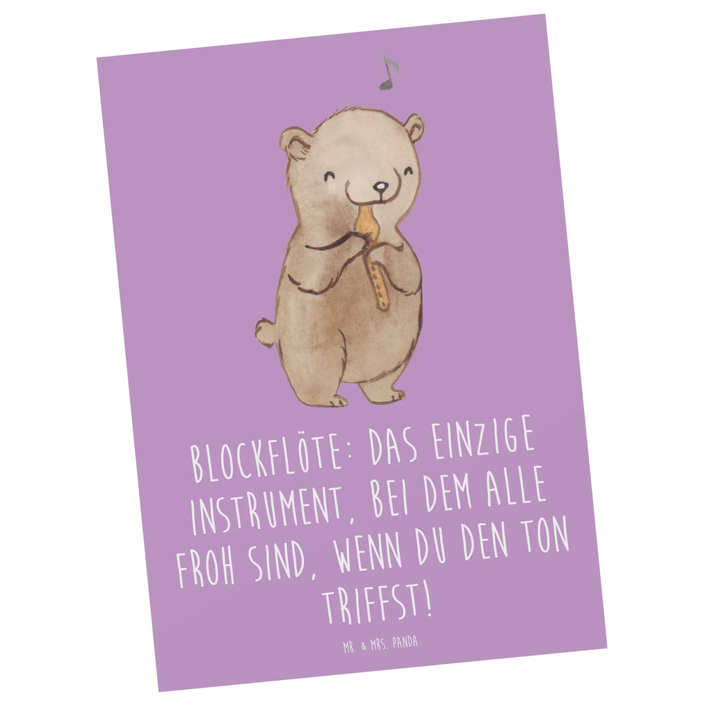 Postcard Blockflöte: Das einzige Instrument, bei dem alle froh sind, wenn du den Ton triffst! Karte, Einladung, Einladungskarte, Geschenkkarte, Einladung Geburtstag, Postkarte, Dankeskarte, Einladungskarten Geburtstag, Ansichtskarte, Grußkarte, Ansichtskarten, Geburtstagskarte, Instrumente, Geschenke Musiker, Musikliebhaber