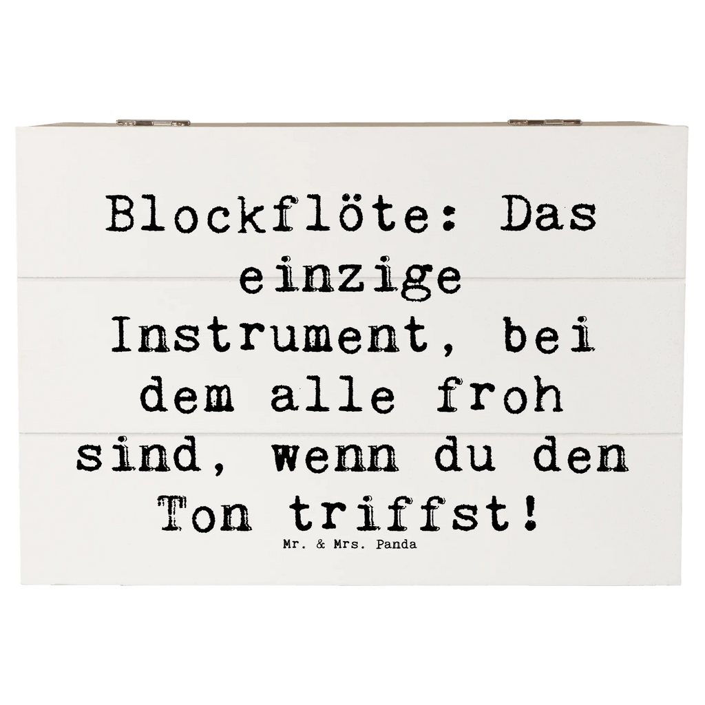 Holzkiste Spruch Blockflöte Freude Geschenkbox, Dekokiste, Kiste, XXL, Erinnerungskiste, Aufbewahrungsbox, Geschenkdose, Holzkiste, Schatzkiste, Schatulle, Erinnerungsbox, Truhe, Instrumente, Geschenke Musiker, Musikliebhaber