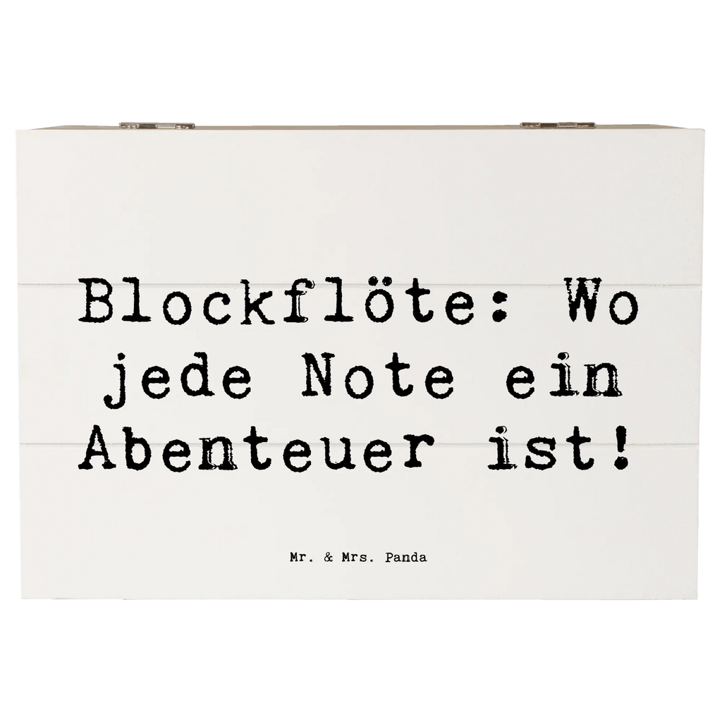 Holzkiste Spruch Abenteuer Blockflöte Geschenkbox, Holzkiste, Erinnerungsbox, Aufbewahrungsbox, Dekokiste, Erinnerungskiste, Geschenkdose, Truhe, XXL, Kiste, Schatulle, Schatzkiste, Instrumente, Geschenke Musiker, Musikliebhaber