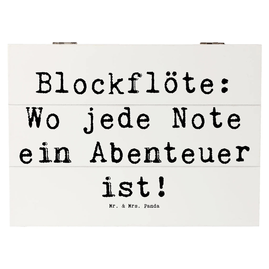 Holzkiste Spruch Abenteuer Blockflöte Geschenkbox, Holzkiste, Erinnerungsbox, Aufbewahrungsbox, Dekokiste, Erinnerungskiste, Geschenkdose, Truhe, XXL, Kiste, Schatulle, Schatzkiste, Instrumente, Geschenke Musiker, Musikliebhaber