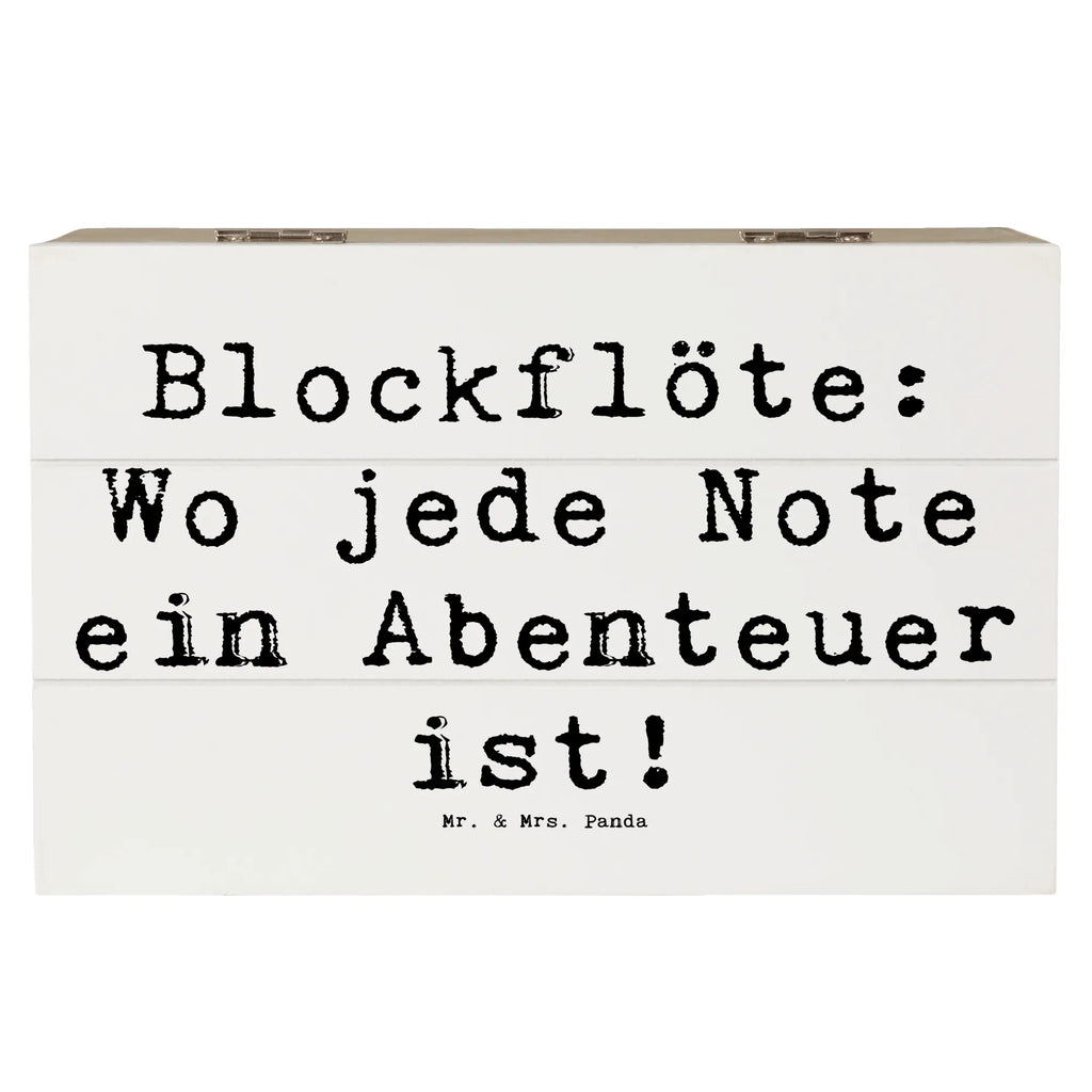 Holzkiste Spruch Abenteuer Blockflöte Geschenkbox, Holzkiste, Erinnerungsbox, Aufbewahrungsbox, Dekokiste, Erinnerungskiste, Geschenkdose, Truhe, XXL, Kiste, Schatulle, Schatzkiste, Instrumente, Geschenke Musiker, Musikliebhaber