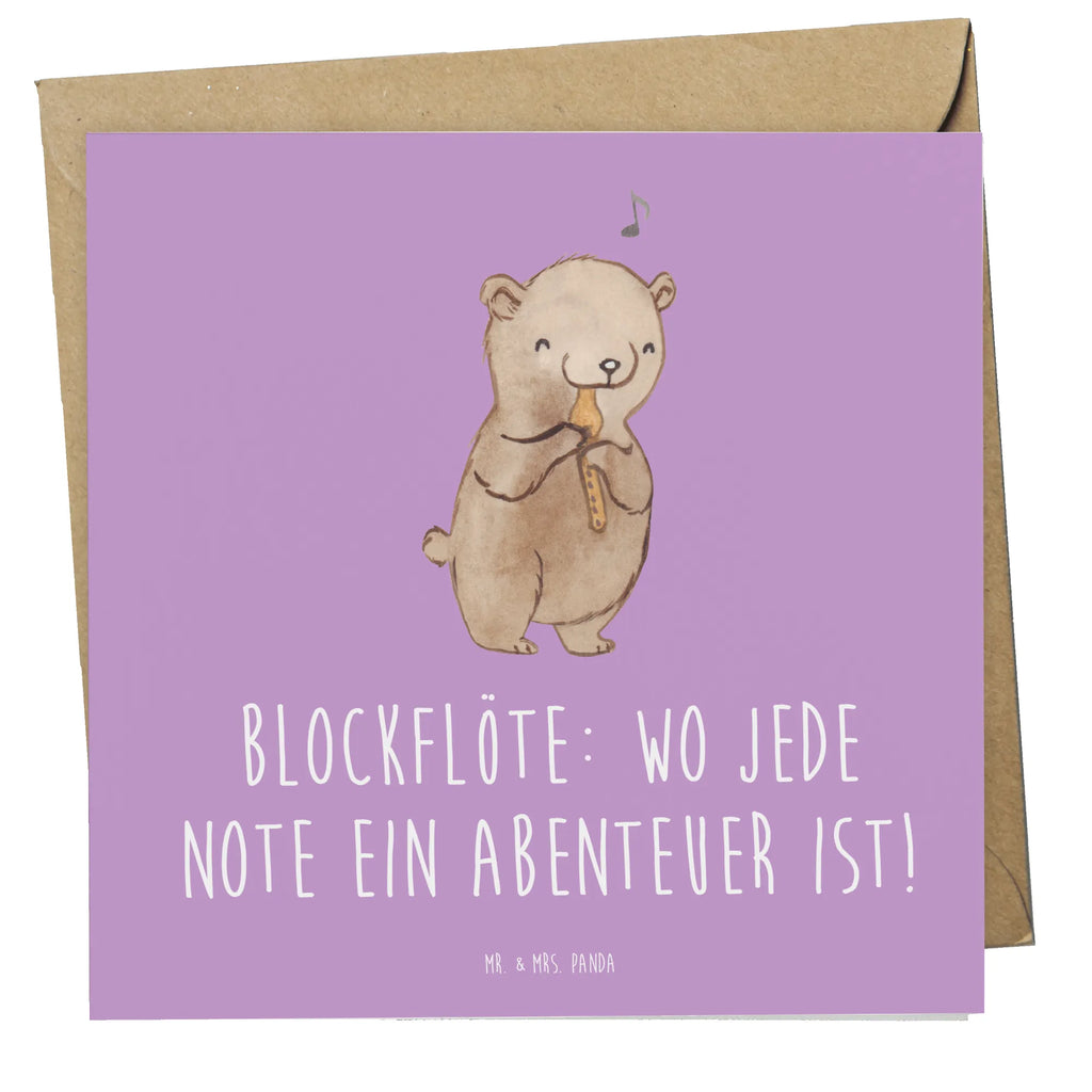 Deluxe Karte Abenteuer Blockflöte Klappkarte, Glückwunschkarte, Geburtstagskarte, Grußkarte, Hochwertige Klappkarte, Karte, Hochwertige Grußkarte, Hochzeitskarte, Einladungskarte, Instrumente, Geschenke Musiker, Musikliebhaber