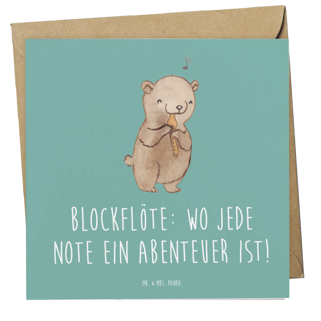 Deluxe Karte Abenteuer Blockflöte Klappkarte, Glückwunschkarte, Geburtstagskarte, Grußkarte, Hochwertige Klappkarte, Karte, Hochwertige Grußkarte, Hochzeitskarte, Einladungskarte, Instrumente, Geschenke Musiker, Musikliebhaber