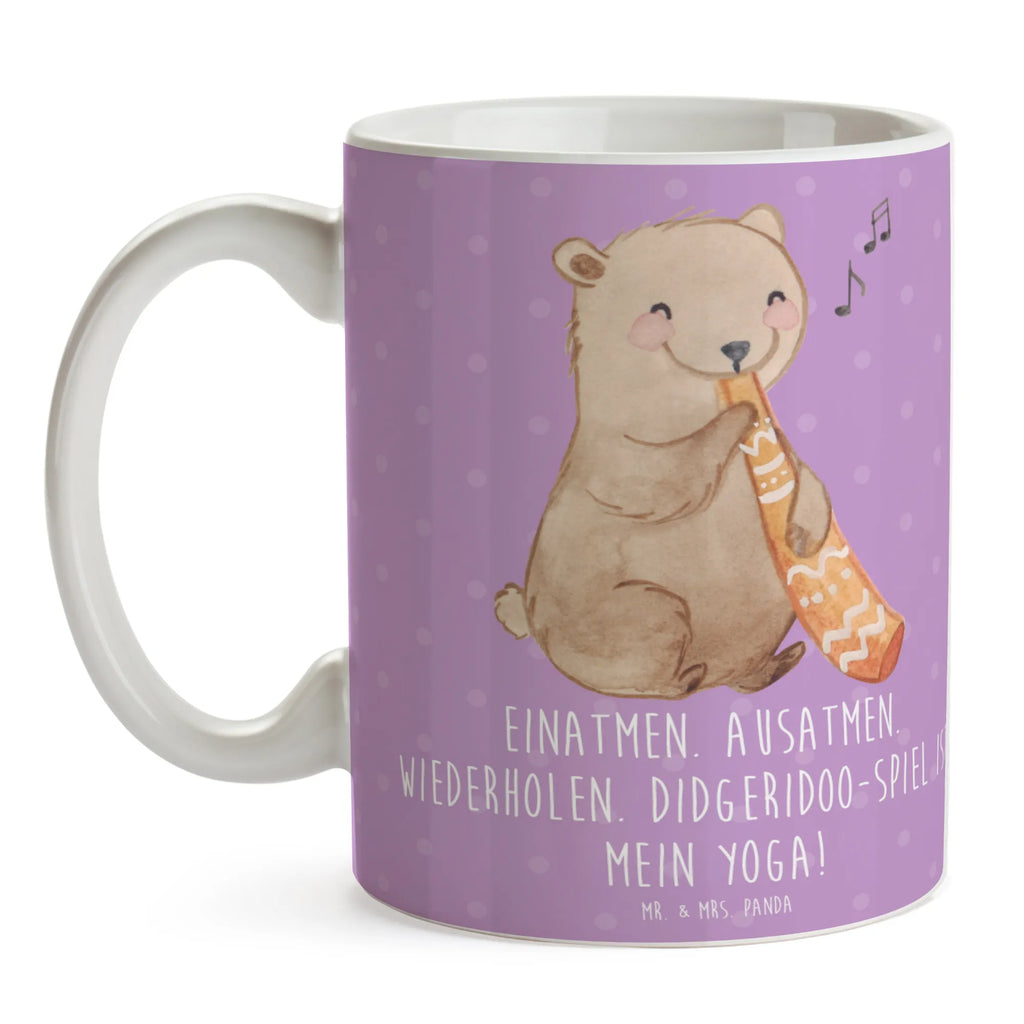 Tasse Didgeridoo Yoga Tasse mit Zitaten, Teetasse, Tasse mit Motiven, Bürotasse, Kaffeetasse, Tasse, Keramiktasse, Geschenktasse, Porzellantasse, Instrumente, Geschenke Musiker, Musikliebhaber