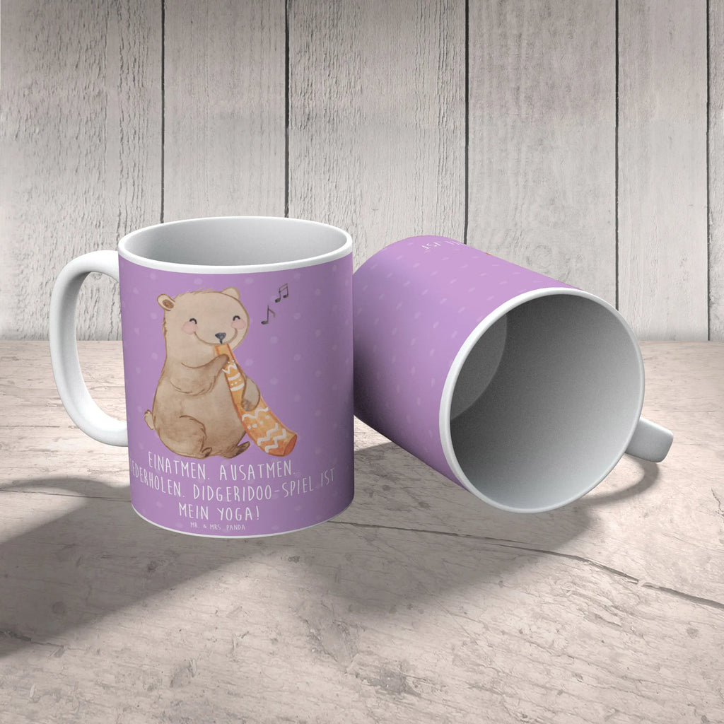 Tasse Didgeridoo Yoga Tasse mit Zitaten, Teetasse, Tasse mit Motiven, Bürotasse, Kaffeetasse, Tasse, Keramiktasse, Geschenktasse, Porzellantasse, Instrumente, Geschenke Musiker, Musikliebhaber