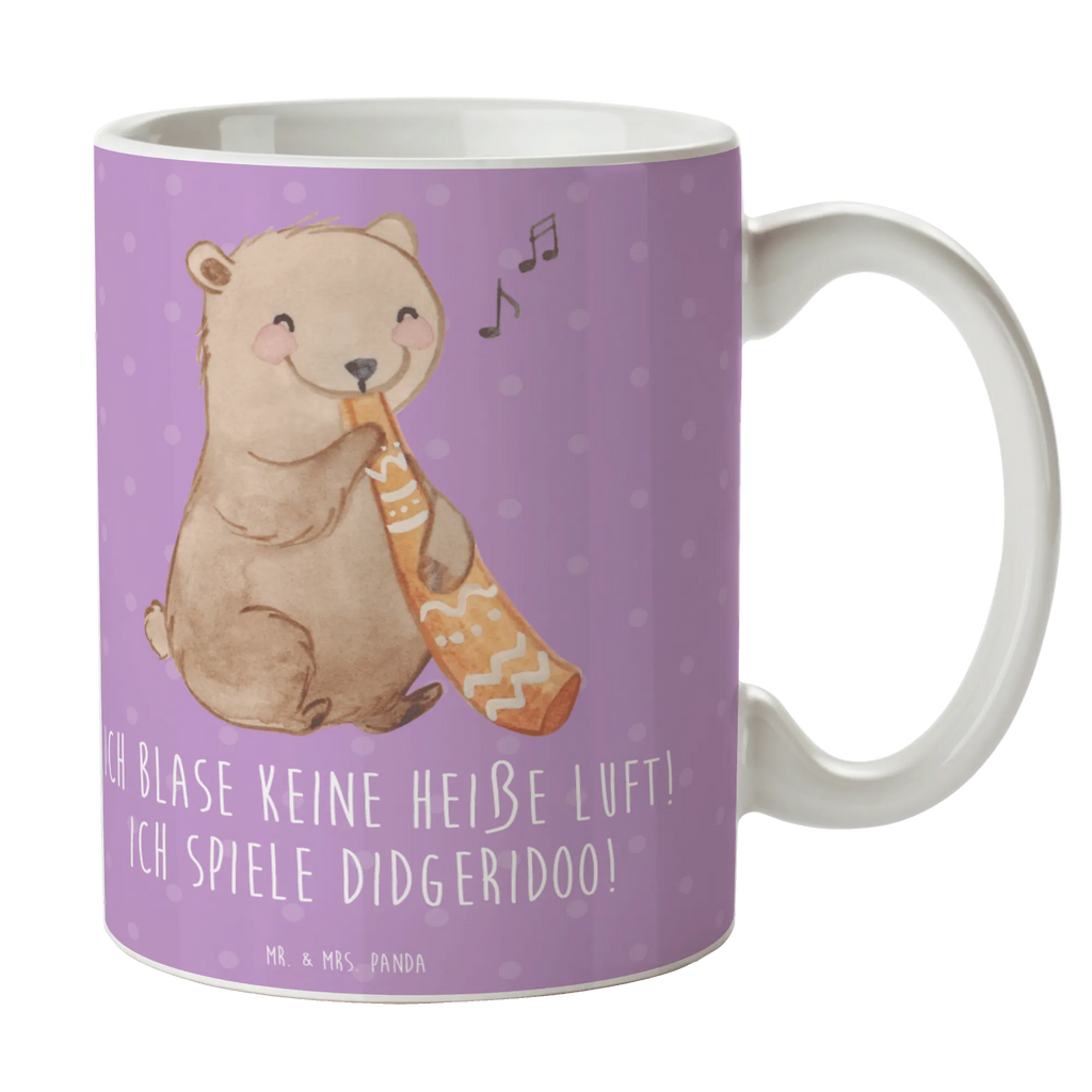 Mug Ich blase keine heiße Luft! Ich spiele Didgeridoo! Kaffeetasse, Keramiktasse, Porzellantasse, Bürotasse, Tasse, Geschenktasse, Teetasse, Tasse mit Zitaten, Tasse mit Motiven, Instrumente, Geschenke Musiker, Musikliebhaber