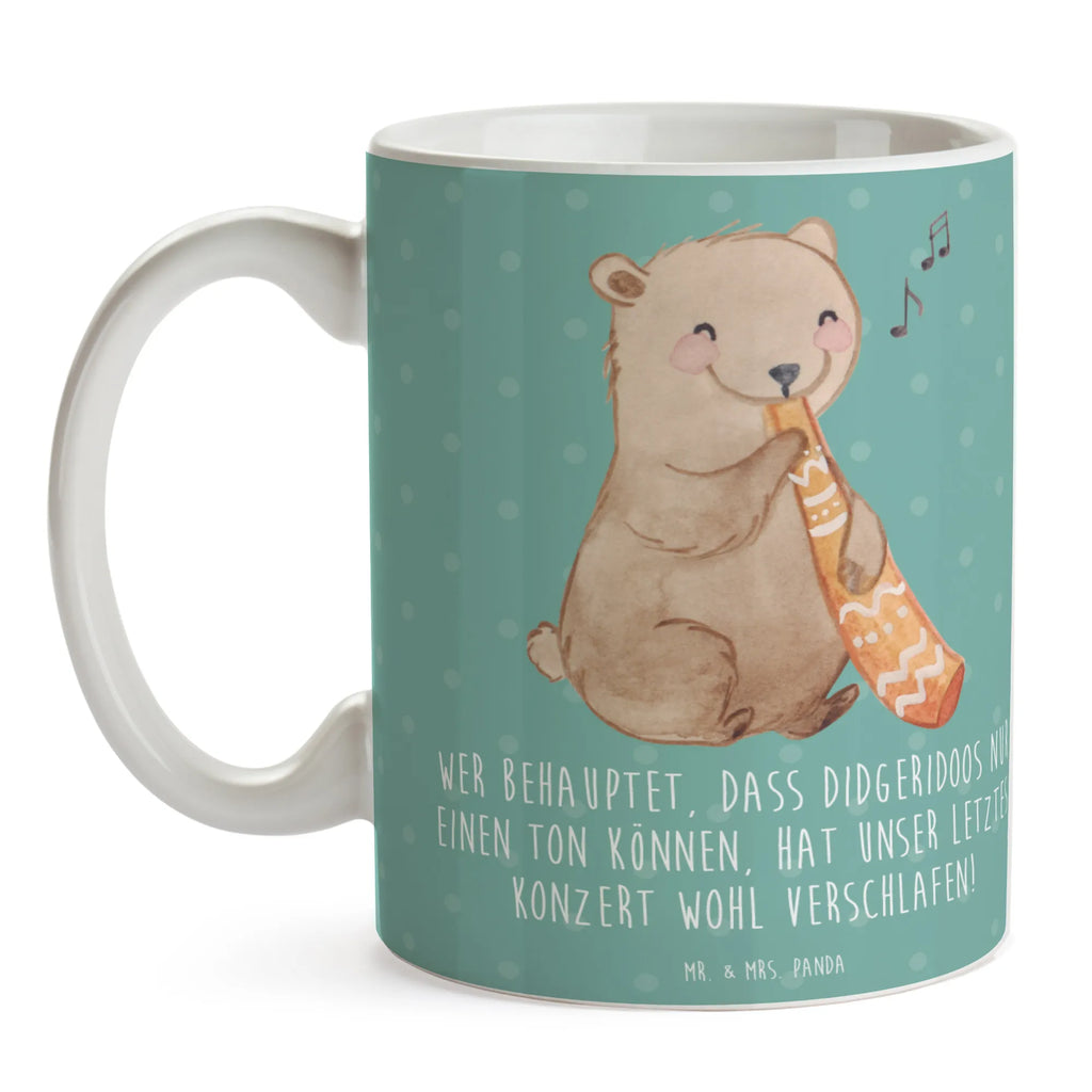 Mug Wer behauptet, dass Didgeridoos nur einen Ton können, hat unser letztes Konzert wohl verschlafen! Kaffeetasse, Teetasse, Keramiktasse, Tasse, Tasse mit Zitaten, Geschenktasse, Bürotasse, Porzellantasse, Tasse mit Motiven, Instrumente, Geschenke Musiker, Musikliebhaber