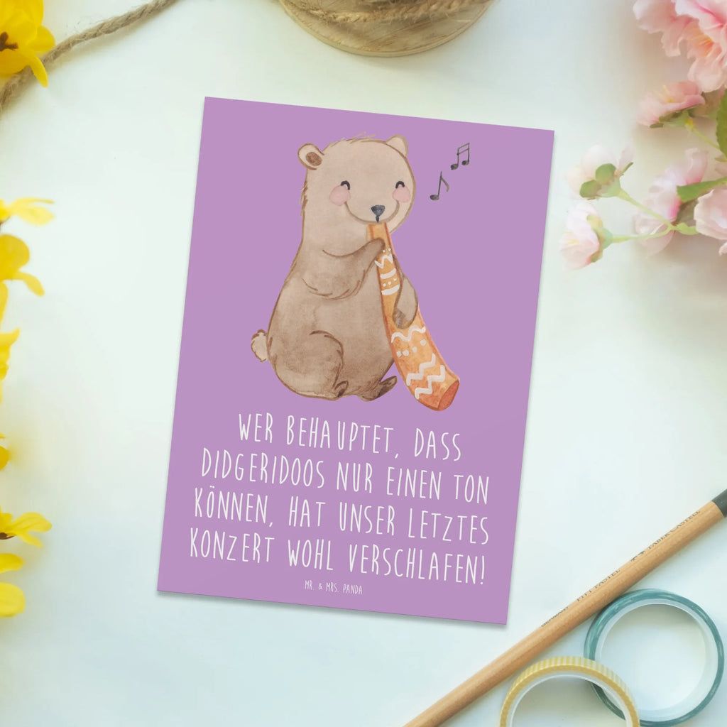 Postcard Wer behauptet, dass Didgeridoos nur einen Ton können, hat unser letztes Konzert wohl verschlafen! Einladungskarten Geburtstag, Karte, Einladungskarte, Ansichtskarten, Postkarte, Einladung, Geschenkkarte, Ansichtskarte, Dankeskarte, Einladung Geburtstag, Geburtstagskarte, Grußkarte, Instrumente, Geschenke Musiker, Musikliebhaber