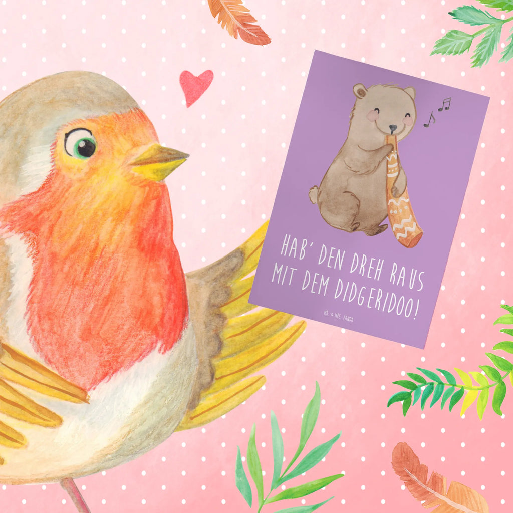 Greetings card Hab' den Dreh raus mit dem Didgeridoo! Klappkarte, Karte, Einladungskarte, Geburtstagskarte, Grußkarte, Ansichtskarten, Glückwunschkarte, Hochzeitskarte, Instrumente, Geschenke Musiker, Musikliebhaber