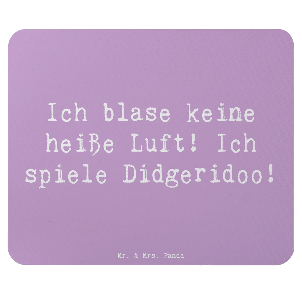Mouse mat Saying Ich blase keine heiße Luft! Ich spiele Didgeridoo! Mousepad, Computer zubehör, Büroausstattung, PC Zubehör, Arbeitszimmer, Mauspad, Einzigartiges Mauspad, Designer Mauspad, Mausunterlage, Mauspad Büro, Instrumente, Geschenke Musiker, Musikliebhaber
