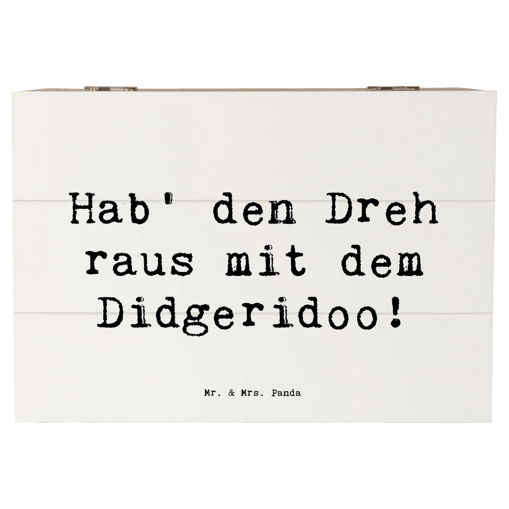 Holzkiste Spruch Didgeridoo Dreh Schatzkiste, Aufbewahrungsbox, Holzkiste, XXL, Schatulle, Dekokiste, Erinnerungsbox, Geschenkbox, Geschenkdose, Kiste, Truhe, Erinnerungskiste, Instrumente, Geschenke Musiker, Musikliebhaber