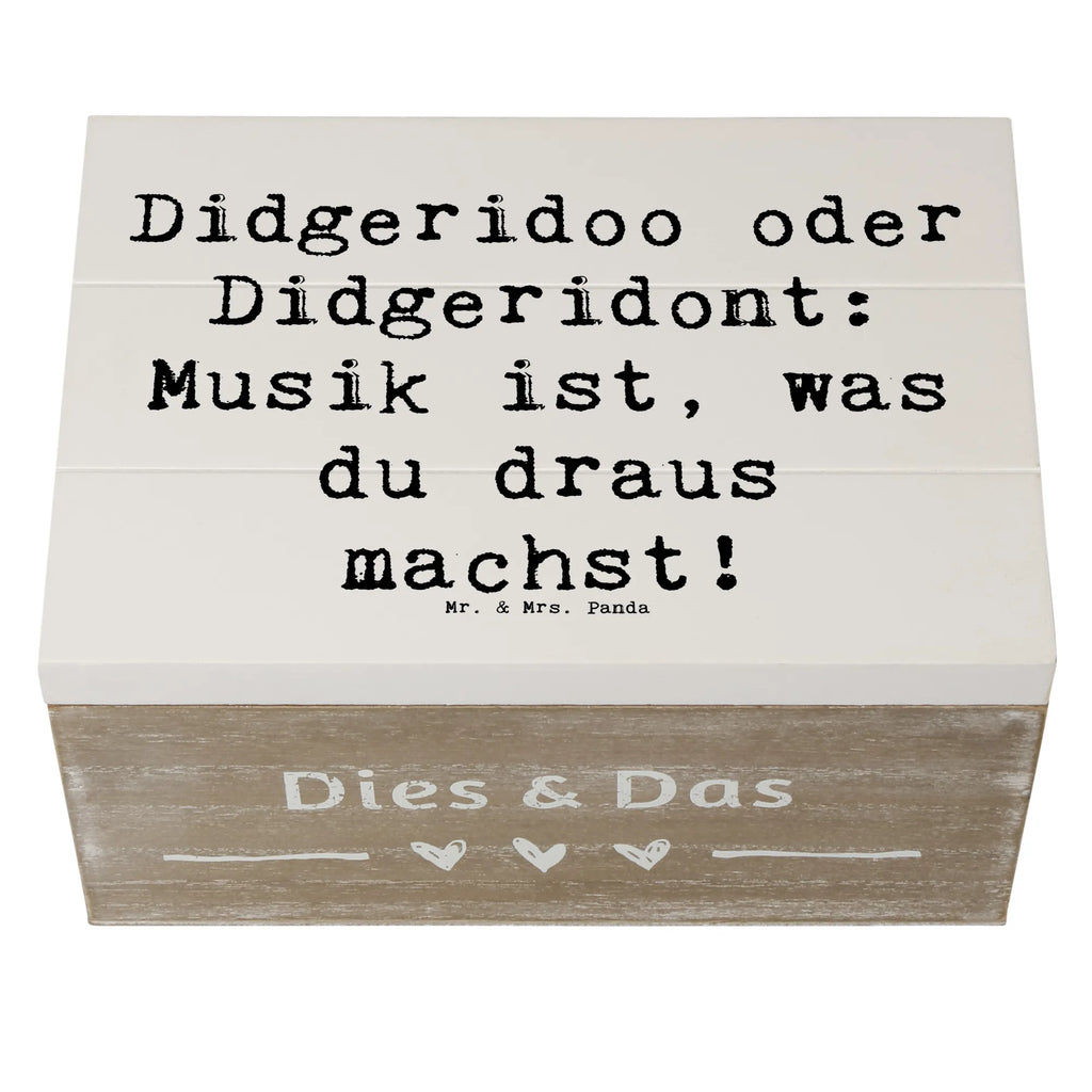 Holzkiste Spruch Didgeridoo Musik Truhe, Geschenkbox, XXL, Geschenkdose, Schatulle, Erinnerungsbox, Erinnerungskiste, Dekokiste, Kiste, Schatzkiste, Holzkiste, Aufbewahrungsbox, Instrumente, Geschenke Musiker, Musikliebhaber