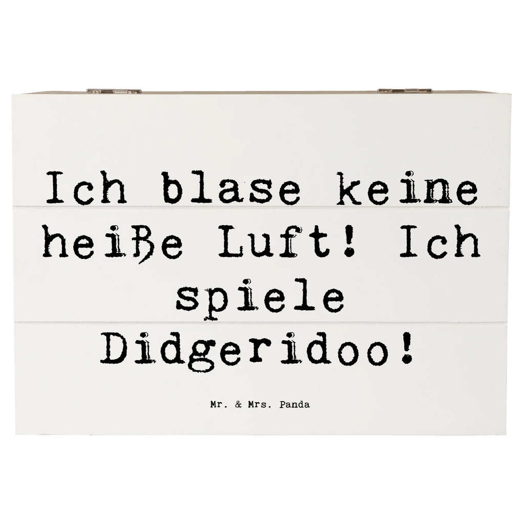 Holzkiste Spruch Didgeridoo Spieler Erinnerungskiste, Holzkiste, XXL, Geschenkbox, Kiste, Aufbewahrungsbox, Dekokiste, Truhe, Erinnerungsbox, Schatzkiste, Geschenkdose, Schatulle, Instrumente, Geschenke Musiker, Musikliebhaber