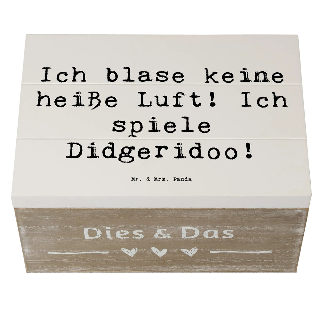 Holzkiste Spruch Didgeridoo Spieler Erinnerungskiste, Holzkiste, XXL, Geschenkbox, Kiste, Aufbewahrungsbox, Dekokiste, Truhe, Erinnerungsbox, Schatzkiste, Geschenkdose, Schatulle, Instrumente, Geschenke Musiker, Musikliebhaber