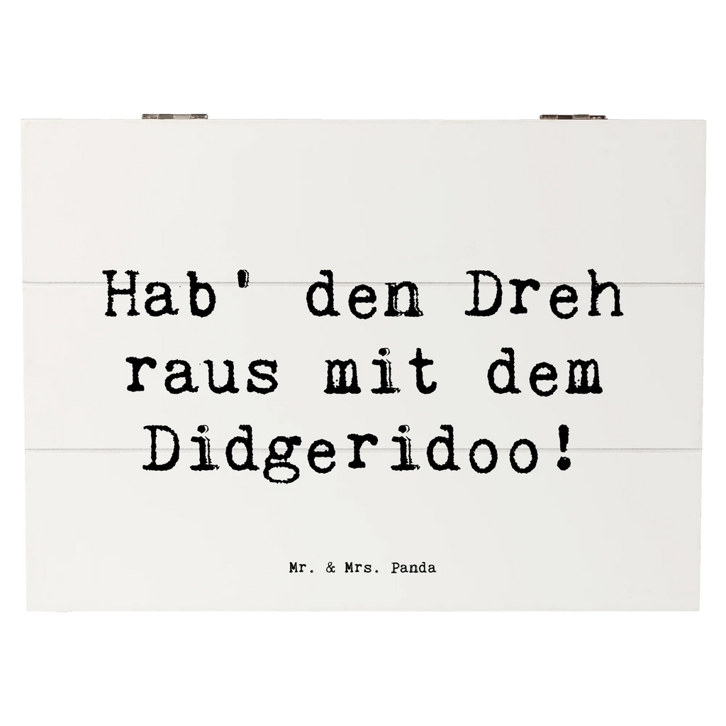 Holzkiste Spruch Didgeridoo Dreh Schatzkiste, Aufbewahrungsbox, Holzkiste, XXL, Schatulle, Dekokiste, Erinnerungsbox, Geschenkbox, Geschenkdose, Kiste, Truhe, Erinnerungskiste, Instrumente, Geschenke Musiker, Musikliebhaber