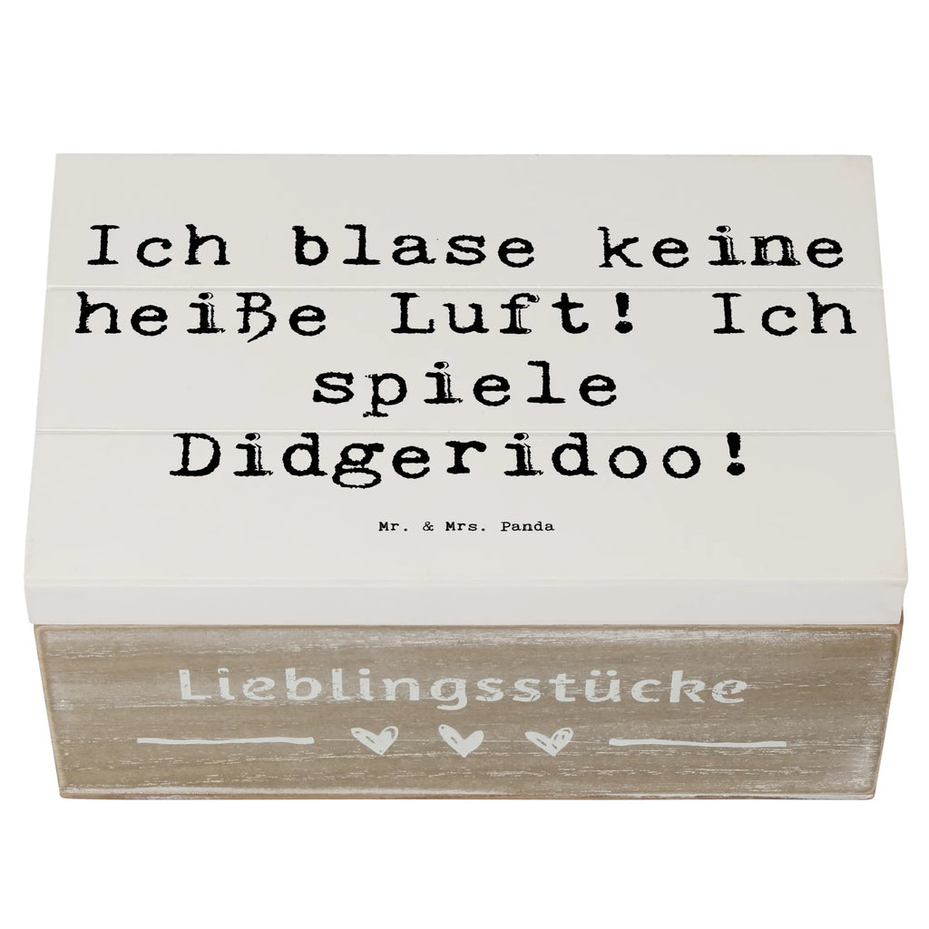 Holzkiste Spruch Didgeridoo Spieler Erinnerungskiste, Holzkiste, XXL, Geschenkbox, Kiste, Aufbewahrungsbox, Dekokiste, Truhe, Erinnerungsbox, Schatzkiste, Geschenkdose, Schatulle, Instrumente, Geschenke Musiker, Musikliebhaber