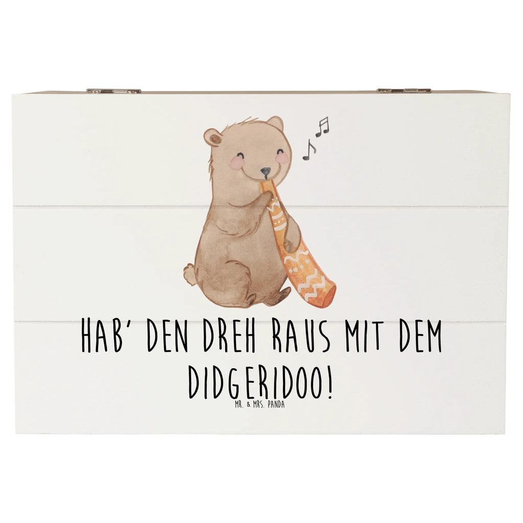Wooden chest Hab' den Dreh raus mit dem Didgeridoo! XXL, Dekokiste, Schatulle, Geschenkbox, Erinnerungskiste, Kiste, Holzkiste, Schatzkiste, Truhe, Erinnerungsbox, Geschenkdose, Aufbewahrungsbox, Instrumente, Geschenke Musiker, Musikliebhaber