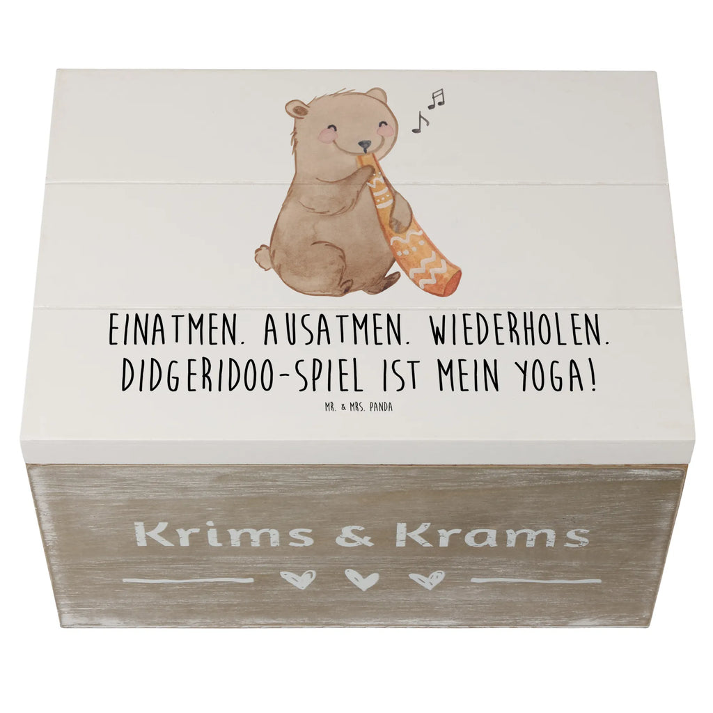 Holzkiste Didgeridoo Yoga Erinnerungsbox, Geschenkdose, Truhe, Dekokiste, Schatzkiste, Aufbewahrungsbox, XXL, Kiste, Erinnerungskiste, Holzkiste, Schatulle, Geschenkbox, Instrumente, Geschenke Musiker, Musikliebhaber