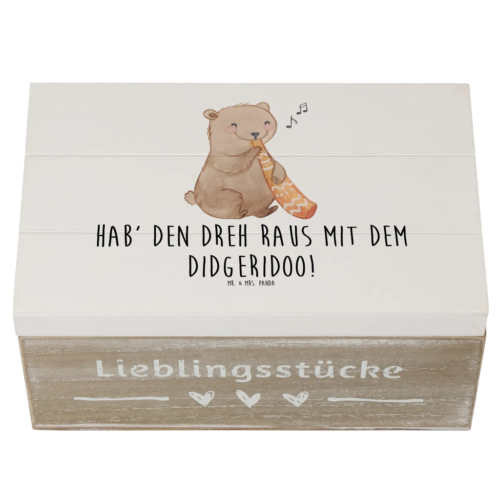 Wooden chest Hab' den Dreh raus mit dem Didgeridoo! XXL, Dekokiste, Schatulle, Geschenkbox, Erinnerungskiste, Kiste, Holzkiste, Schatzkiste, Truhe, Erinnerungsbox, Geschenkdose, Aufbewahrungsbox, Instrumente, Geschenke Musiker, Musikliebhaber