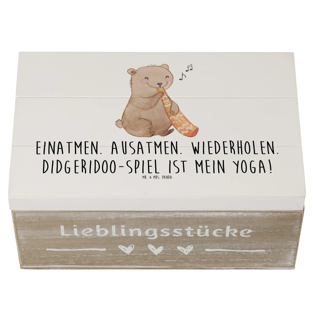 Holzkiste Didgeridoo Yoga Erinnerungsbox, Geschenkdose, Truhe, Dekokiste, Schatzkiste, Aufbewahrungsbox, XXL, Kiste, Erinnerungskiste, Holzkiste, Schatulle, Geschenkbox, Instrumente, Geschenke Musiker, Musikliebhaber
