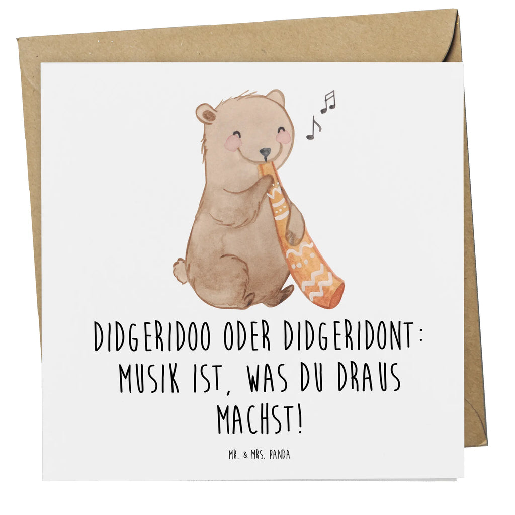 Deluxe Card Didgeridoo oder Didgeridont: Musik ist, was du draus machst! Hochzeitskarte, Grußkarte, Hochwertige Klappkarte, Karte, Einladungskarte, Geburtstagskarte, Hochwertige Grußkarte, Klappkarte, Glückwunschkarte, Instrumente, Geschenke Musiker, Musikliebhaber