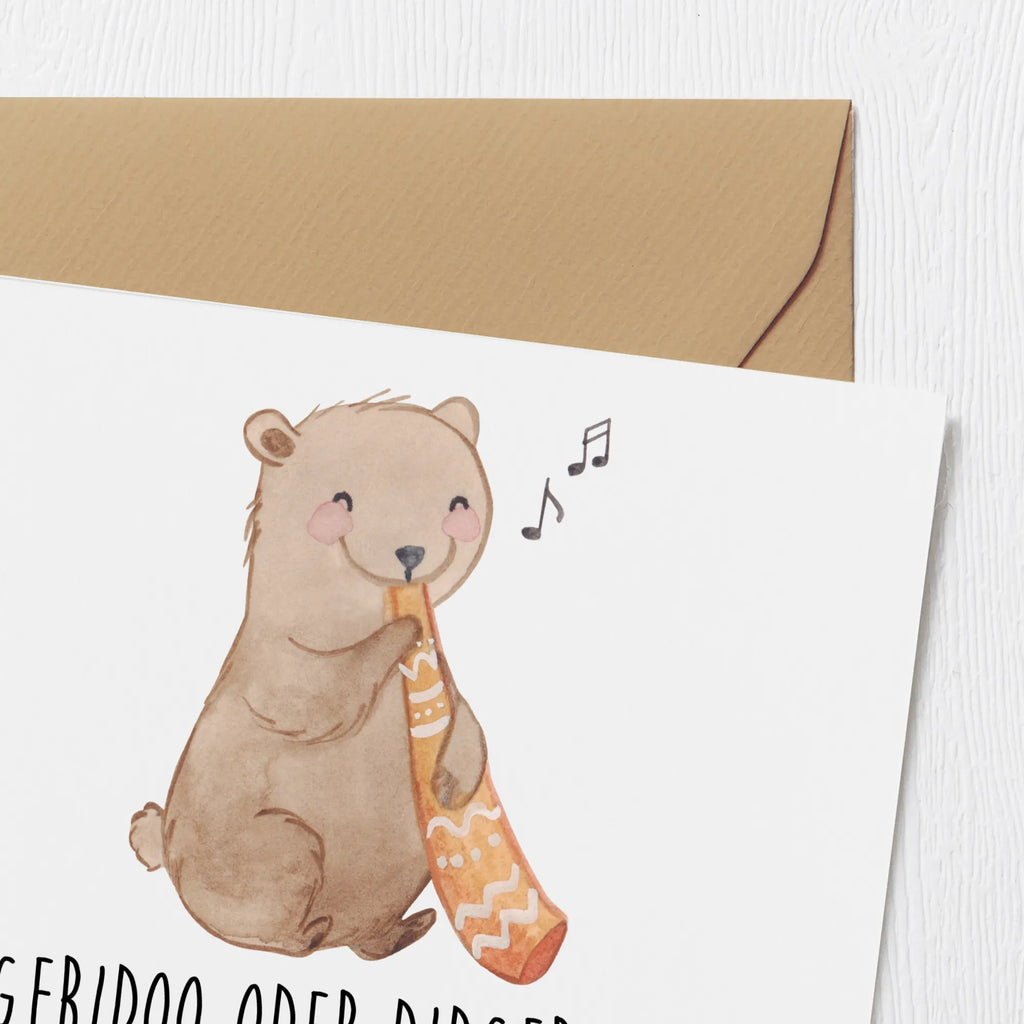 Deluxe Card Didgeridoo oder Didgeridont: Musik ist, was du draus machst! Hochzeitskarte, Grußkarte, Hochwertige Klappkarte, Karte, Einladungskarte, Geburtstagskarte, Hochwertige Grußkarte, Klappkarte, Glückwunschkarte, Instrumente, Geschenke Musiker, Musikliebhaber