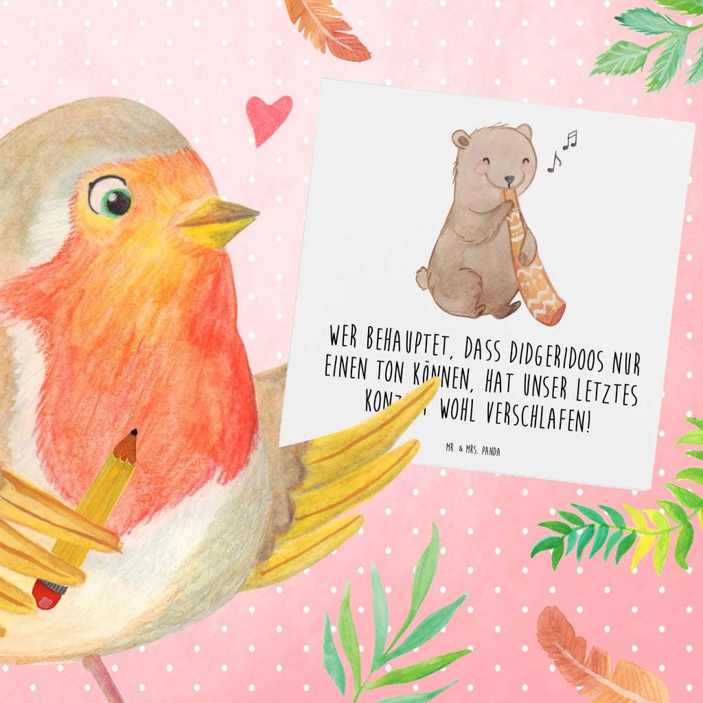 Deluxe Karte Didgeridoo Konzert Hochwertige Klappkarte, Klappkarte, Karte, Hochwertige Grußkarte, Grußkarte, Glückwunschkarte, Geburtstagskarte, Einladungskarte, Hochzeitskarte, Instrumente, Geschenke Musiker, Musikliebhaber