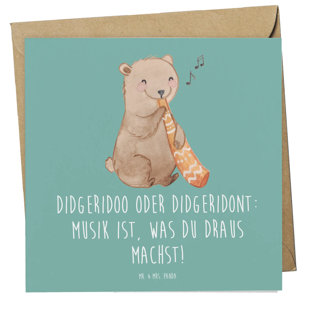 Deluxe Card Didgeridoo oder Didgeridont: Musik ist, was du draus machst! Hochzeitskarte, Grußkarte, Hochwertige Klappkarte, Karte, Einladungskarte, Geburtstagskarte, Hochwertige Grußkarte, Klappkarte, Glückwunschkarte, Instrumente, Geschenke Musiker, Musikliebhaber
